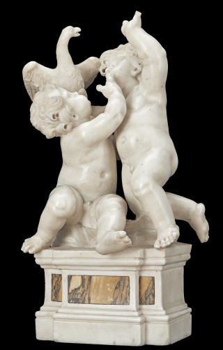 Putti with Eagle - 1