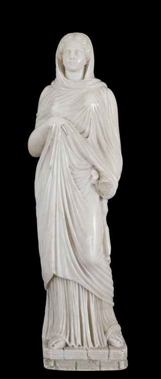 Statuette of a Vestal Virgin, - 1