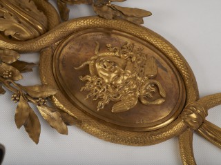 Three-sconce applique with a masque of Medusa - 2