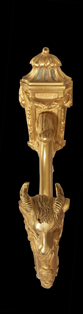 Curtain tie back with motif depicting goats’ head - 2