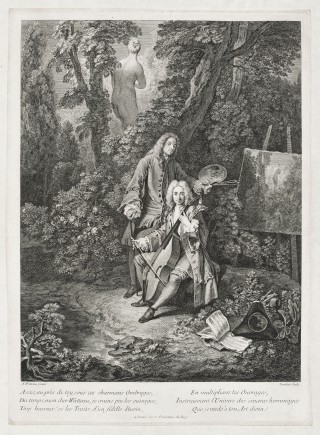 Nicolas Henri Tardieu, Jean-Antoine Watteau, 