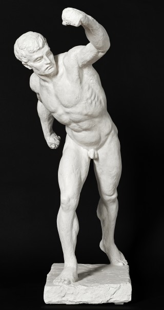 Fighting warrior, known as the "Borghese Gladiator" - 1