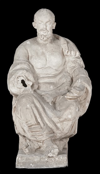Playwright III (Sophocles). Model of the sculpture for the Amphitheater - 1