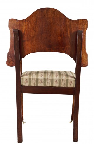 Empire armchair with heron motif - 2