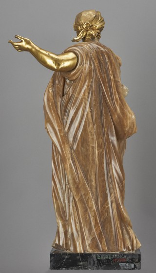 Allegorical statue: Asia in resplendent robes - 2