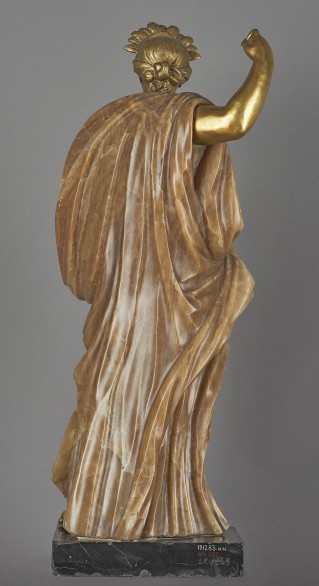Allegorical statue: America naked - 2