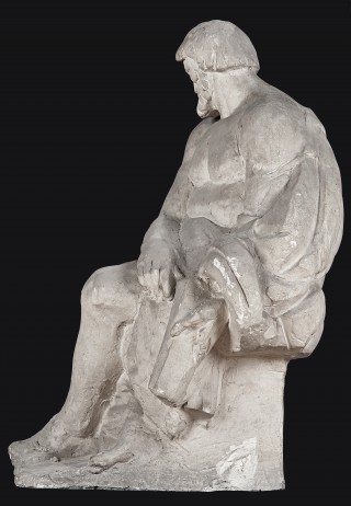 Playwright (II). Model of the sculpture for the Amphitheater - 2