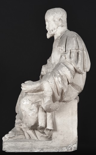 Playwright III (Sophocles). Model of the sculpture for the Amphitheater - 2