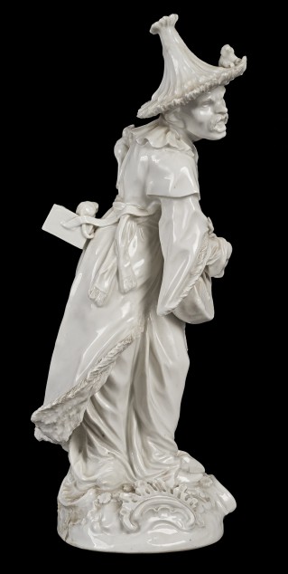 Porcelain figurine of Chinese musician: Malabar Man - 2
