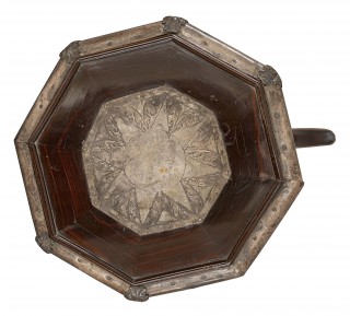 Octagonal veneered guéridon - 2