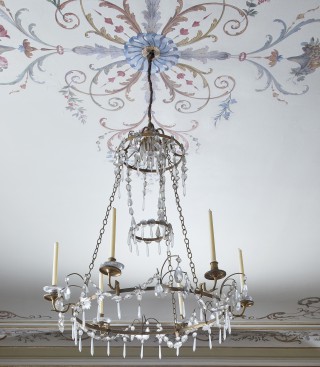 Six-sconce chandelier