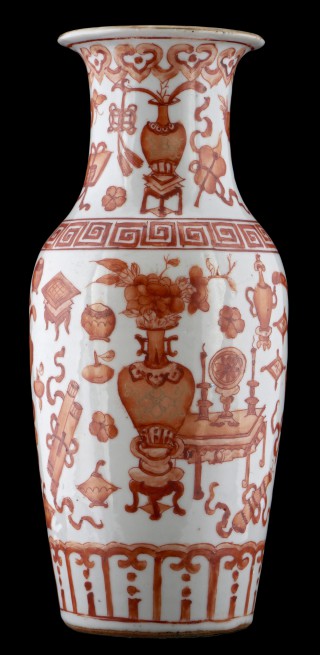 Vase with decoration of “Hundred ancients” motif - 1