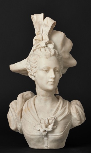 Bust of a Woman in a Hat - 1