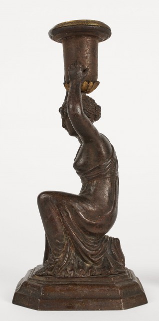 Candlestick with kneeling caryatid - 2