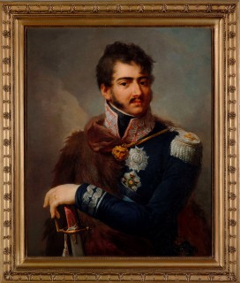 Józef Grassi, Portret księcia Józefa Poniatowskiego z ręką wspartą na szabli