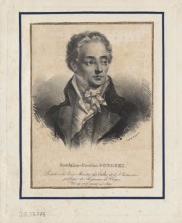 Bernard Romain Julien, Stanisław Kostka-Potocki, litografia, ok. 1827 rok   