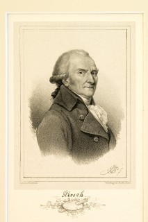 J. B. Plersch, Jan Feliks Piwarski, Autoportret Jana Bogumiła Plerscha, litografia, 1851 
