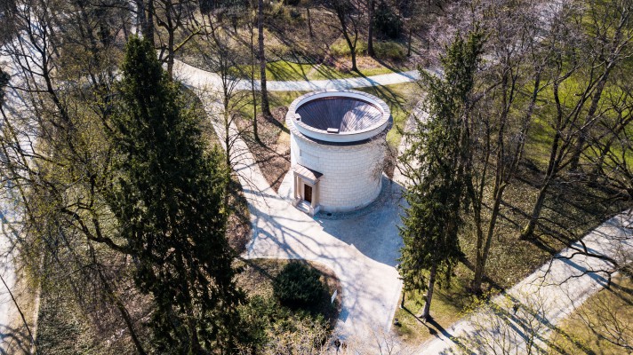 Widok na Wodozbiór z lotu ptaka