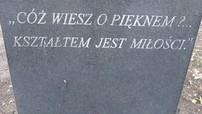 Pomnik Cypriana Kamila Norwida - Polski Język Migowy (PJM)