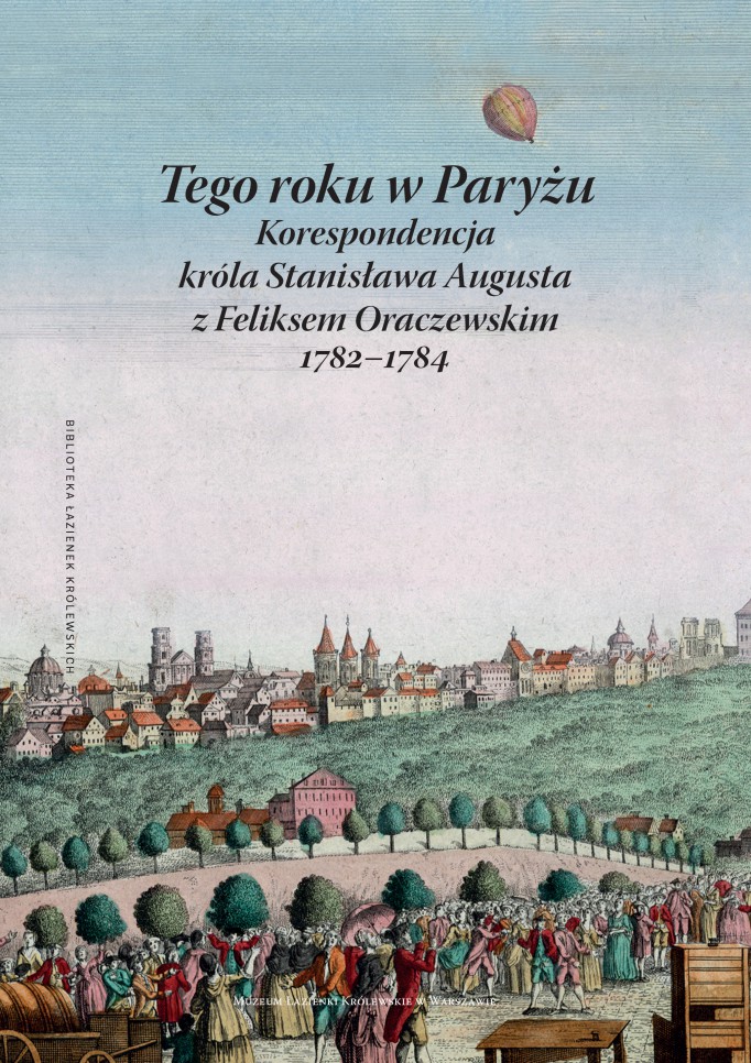 Okładka książki, na której jest rysunek budynków, drzew i poniżej tłumu ludzi.