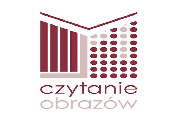 Grafika przedstawiająca kreski i kropki, i napis "Czytanie obrazów".