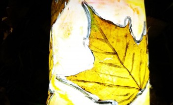 Rysunek przedstawiający liść. 